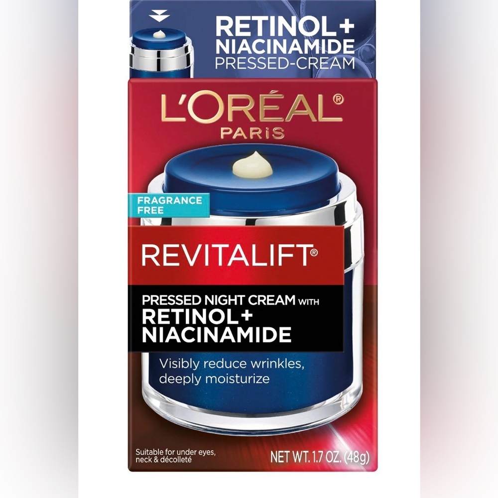 Revitalift Pressed Night Cream with Retinol + Niacinamide 1.7 OZ